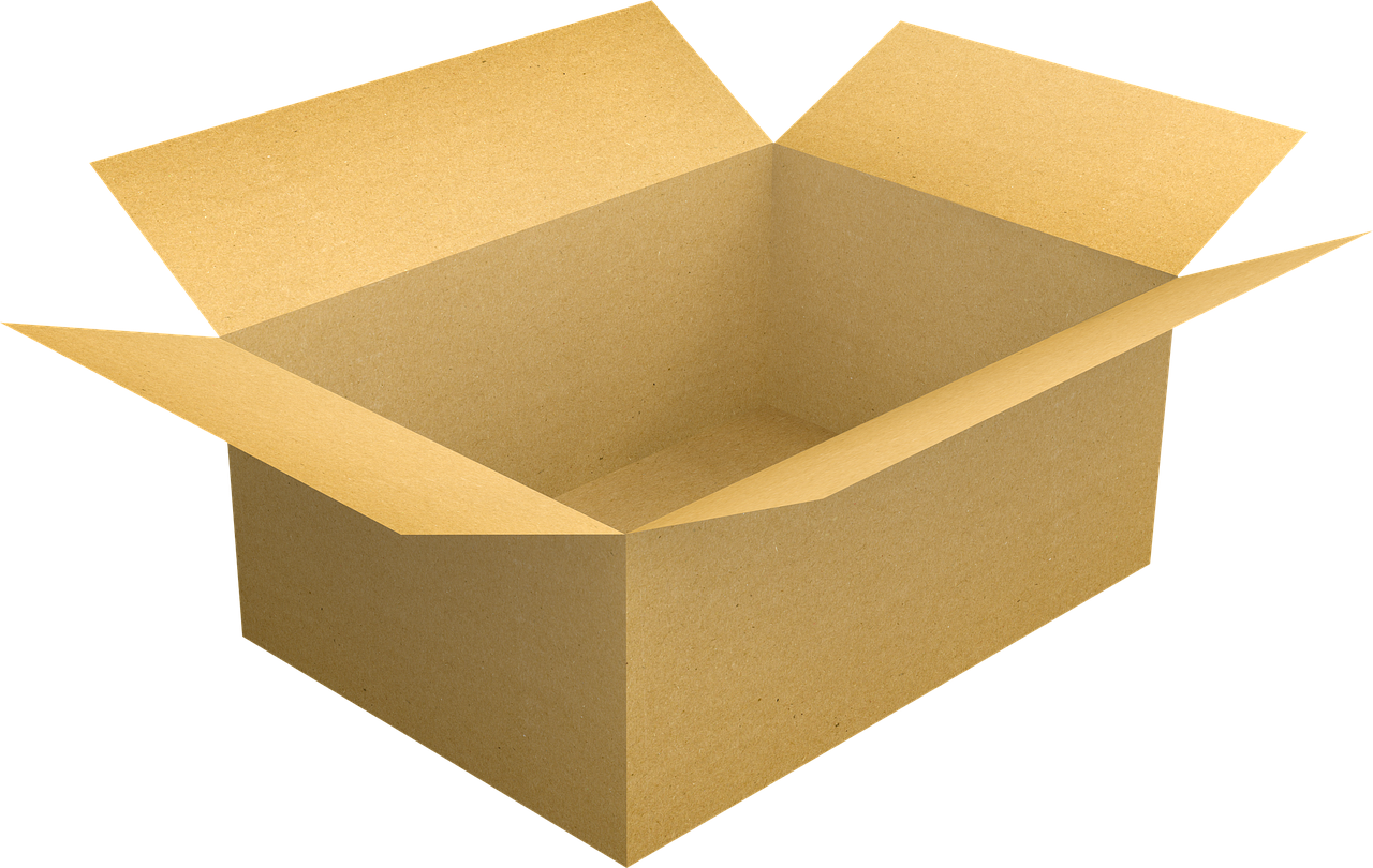 kartonový úložný box